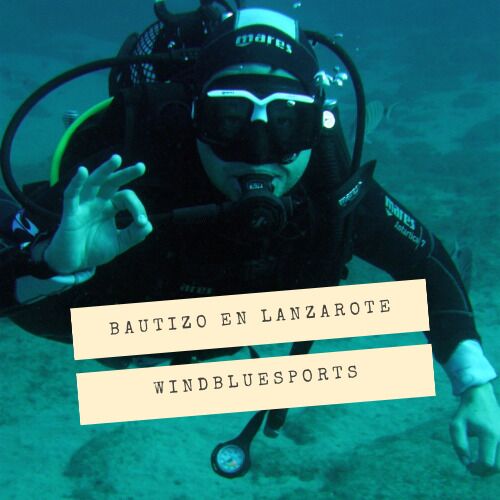 Bautizo de buceo con Windbluesports Lanzarote
