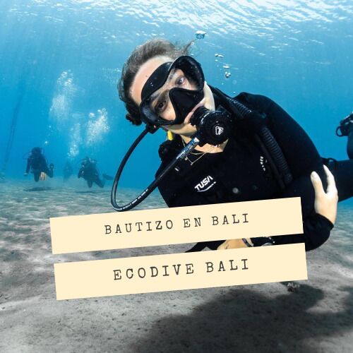 Bautizo de buceo en INDONESIA con Ecodive Bali