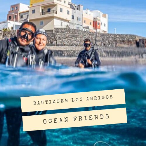 Bautizo de buceo en Los Abrigos con Ocean Friends